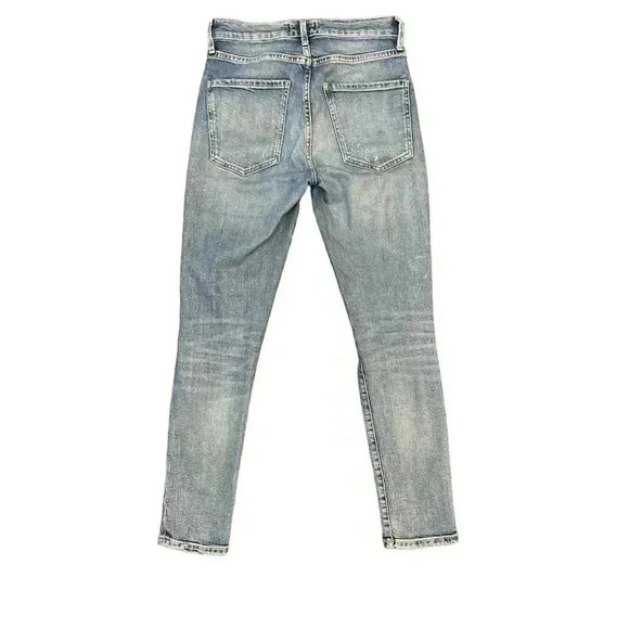 AGOLDE Sophie Distressed High  Waist Skinny Jeans Sz 25 - Picture 2 of 5
